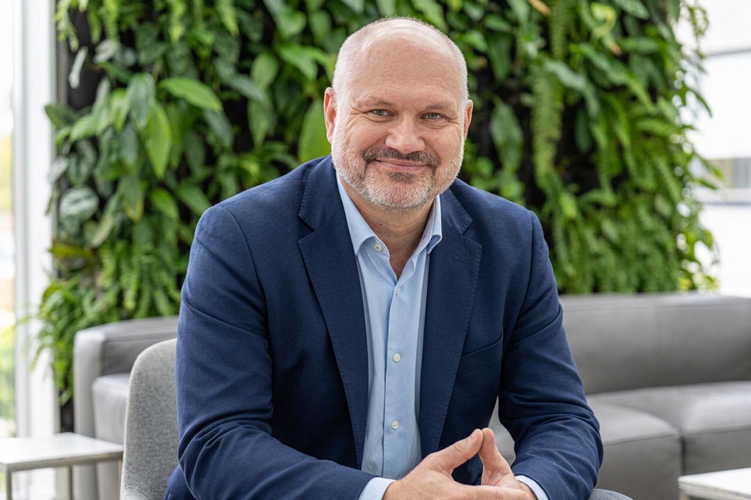 Daniel Schindler, Geschäftsführer der ihoch3 CONSULTING gmbh beim Shooting