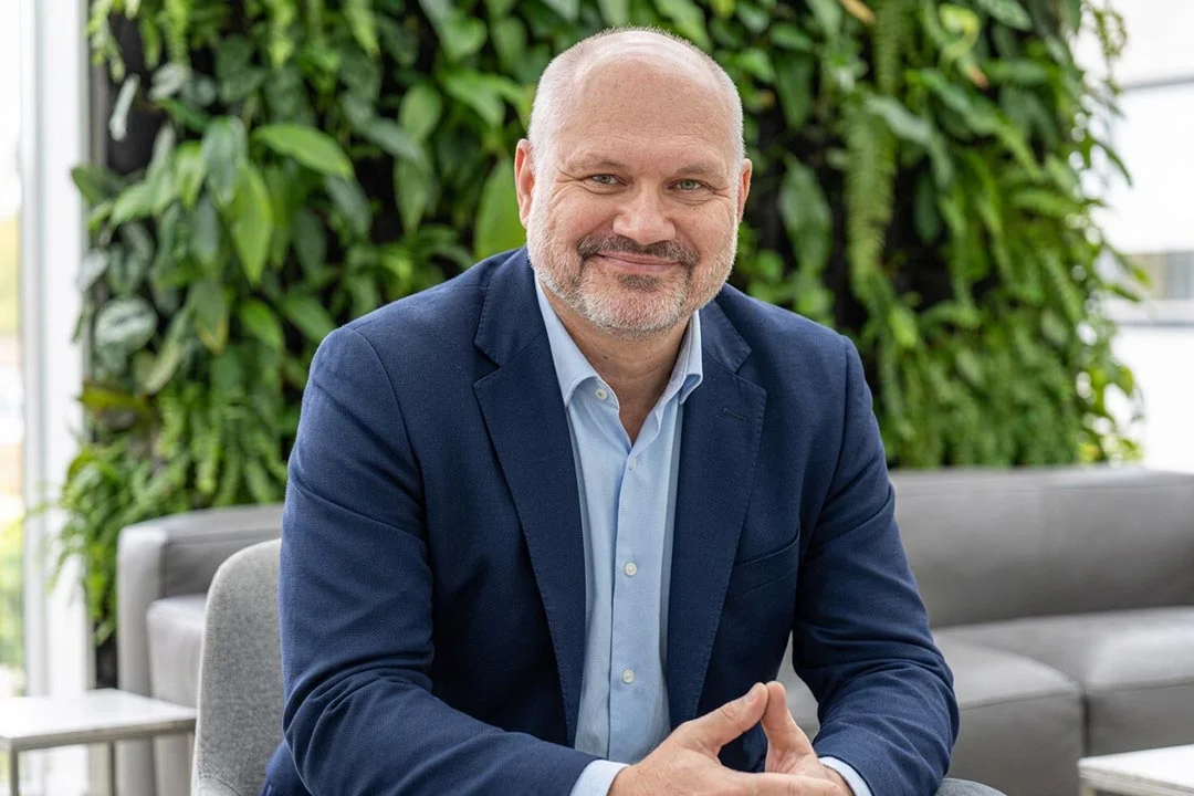 Daniel Schindler, Geschäftsführer der ihoch3 CONSULTING gmbh beim Shooting